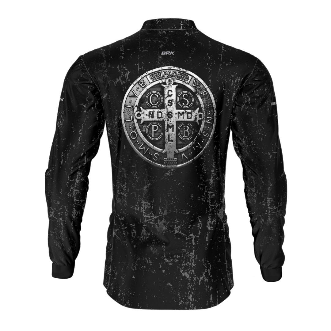 Camisa Agro Brk Medalha de São Bento com UV50+