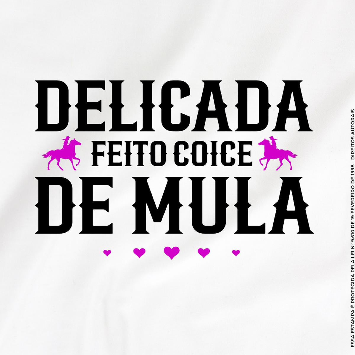 Camiseta Agro Brk Delicada Feito Coice de Mula com Algodão Premium