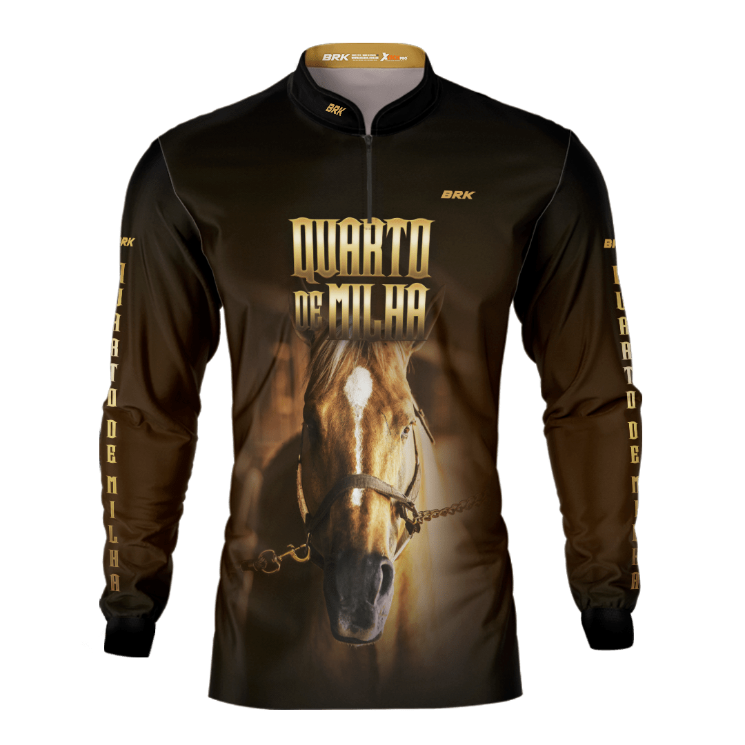 Camisa Agro Brk Rosto Quarto de Milha Proteção Solar UV50+