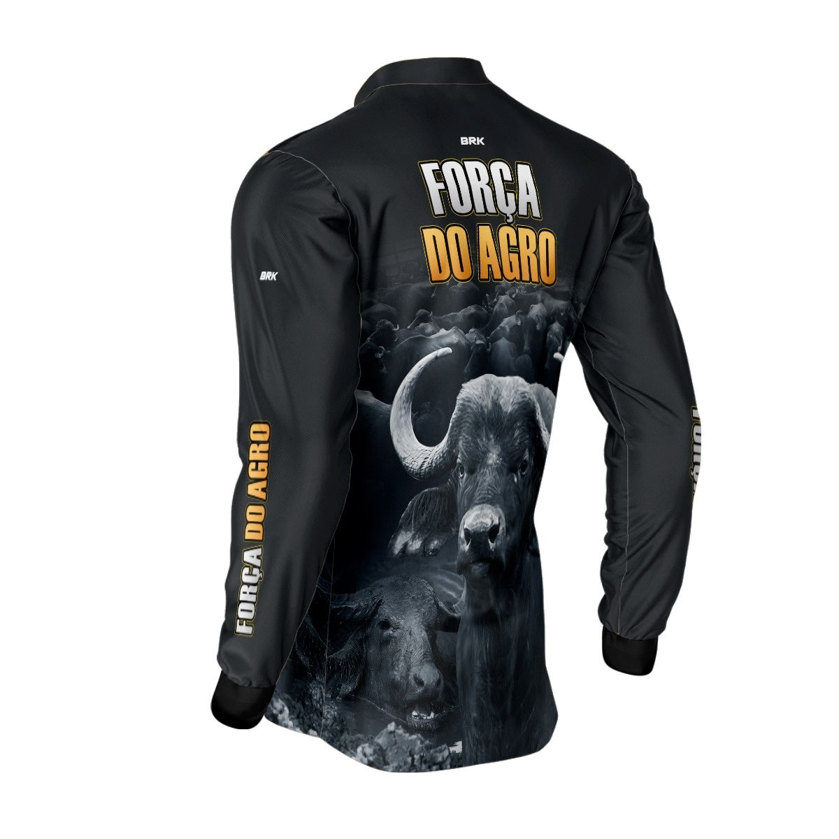 Camisa Agro Brk A Força do Agro Produtor de Bubalinos com UV50+