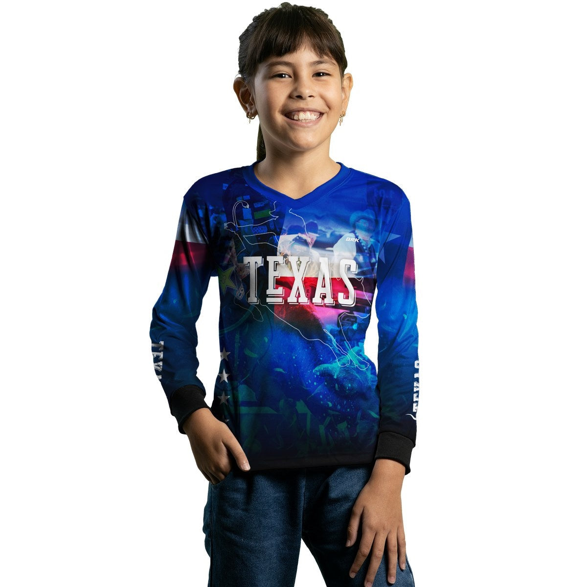 Camisa Agro Brk Country Texas Rodeio com Proteção Solar UV50+