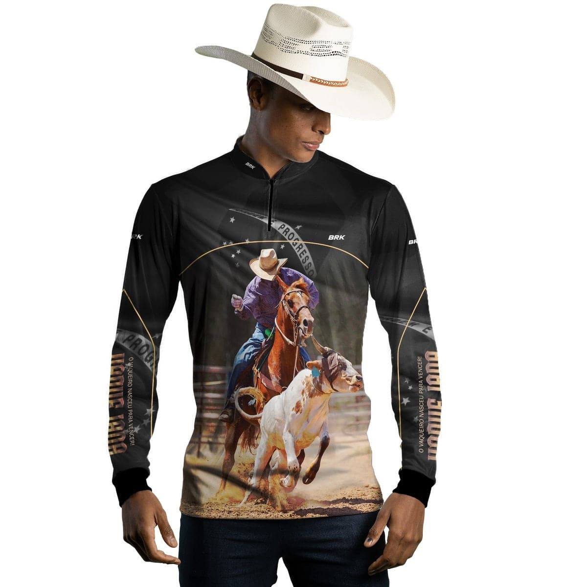 Camisa Agro Brk Vaquejada com Proteção Solar UV50+