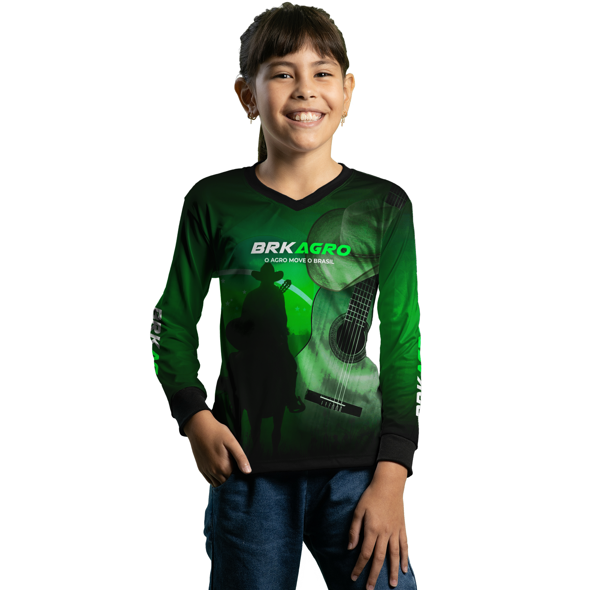 Camisa Agro Brk Country Violeiro com Proteção Solar UV50+