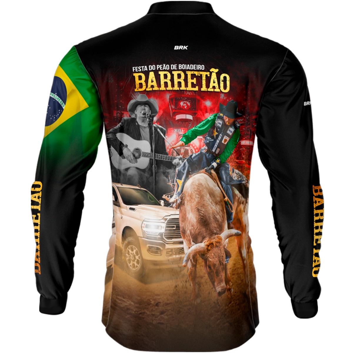 Camisa Agro Brk Barretos Com Proteção Solar UV50+