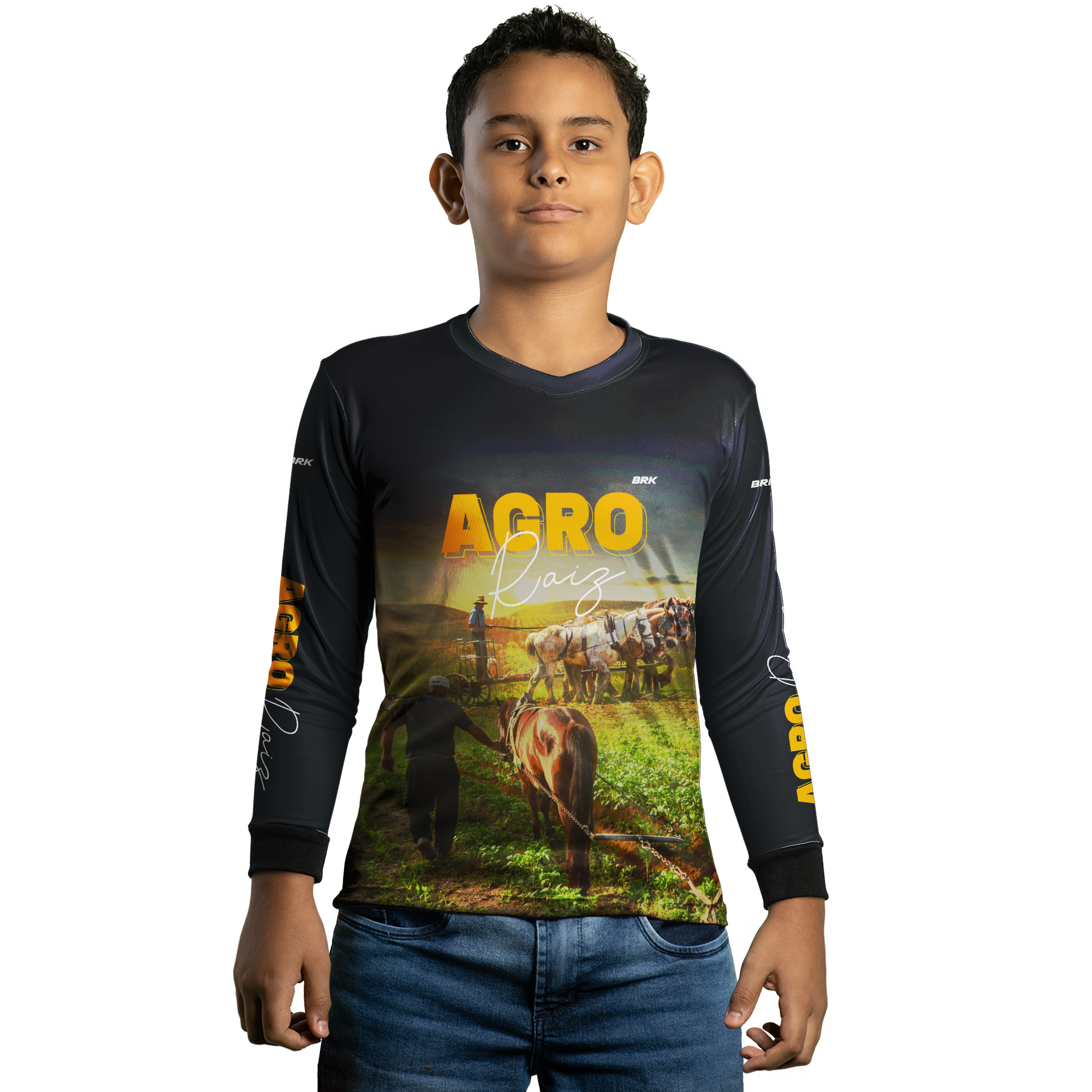 Camisa Agro Brk Agro Raíz com Proteção Solar UV50+