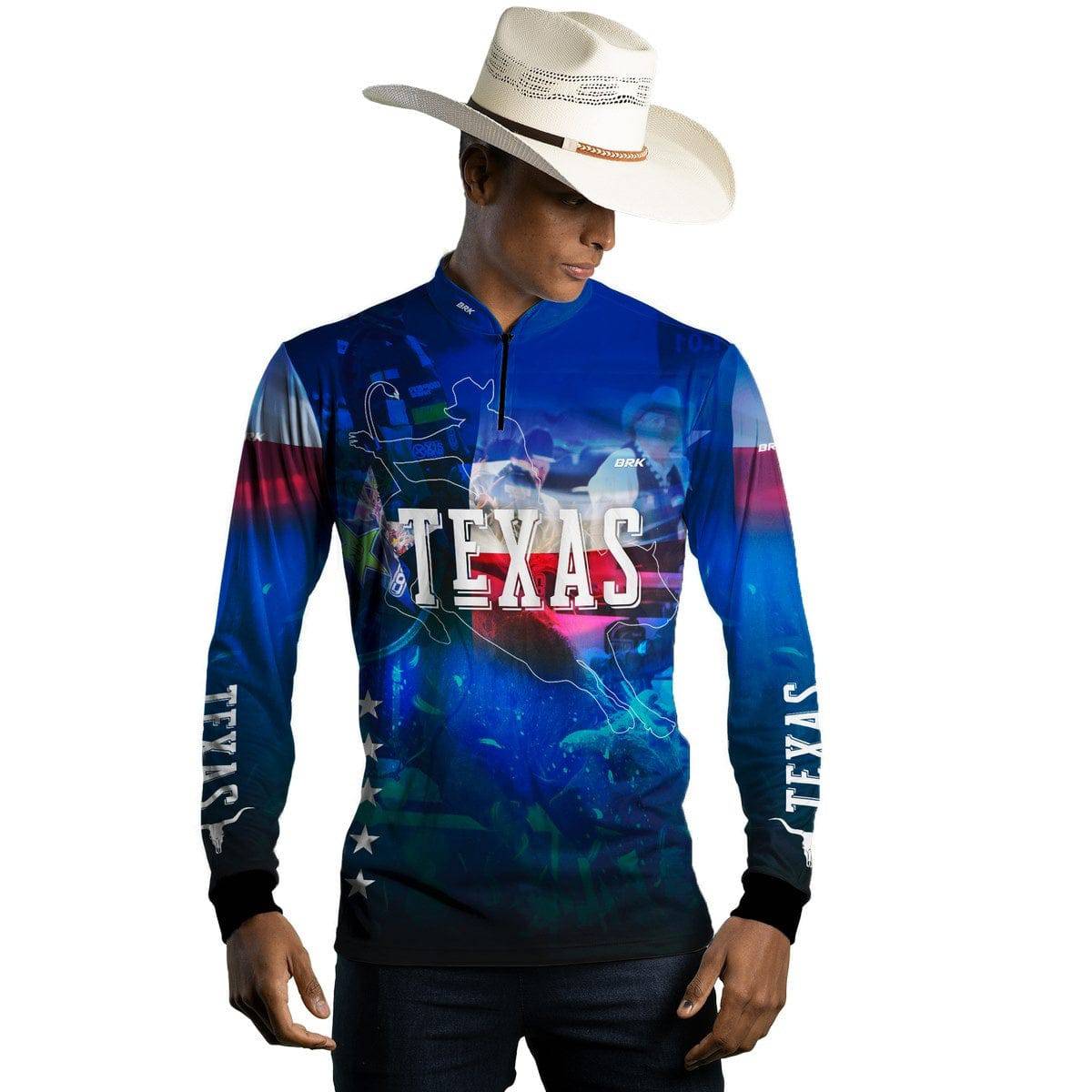 Camisa Agro Brk Country Texas Rodeio com Proteção Solar UV50+