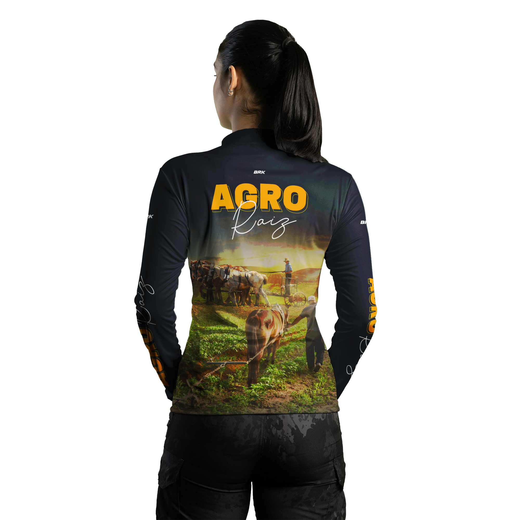 Camisa Agro Brk Agro Raíz com Proteção Solar UV50+