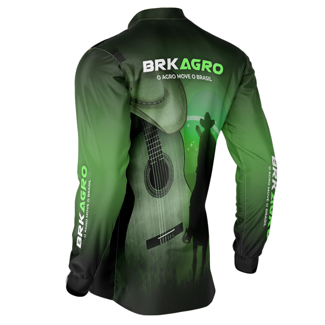 Camisa Agro Brk Country Violeiro com Proteção Solar UV50+