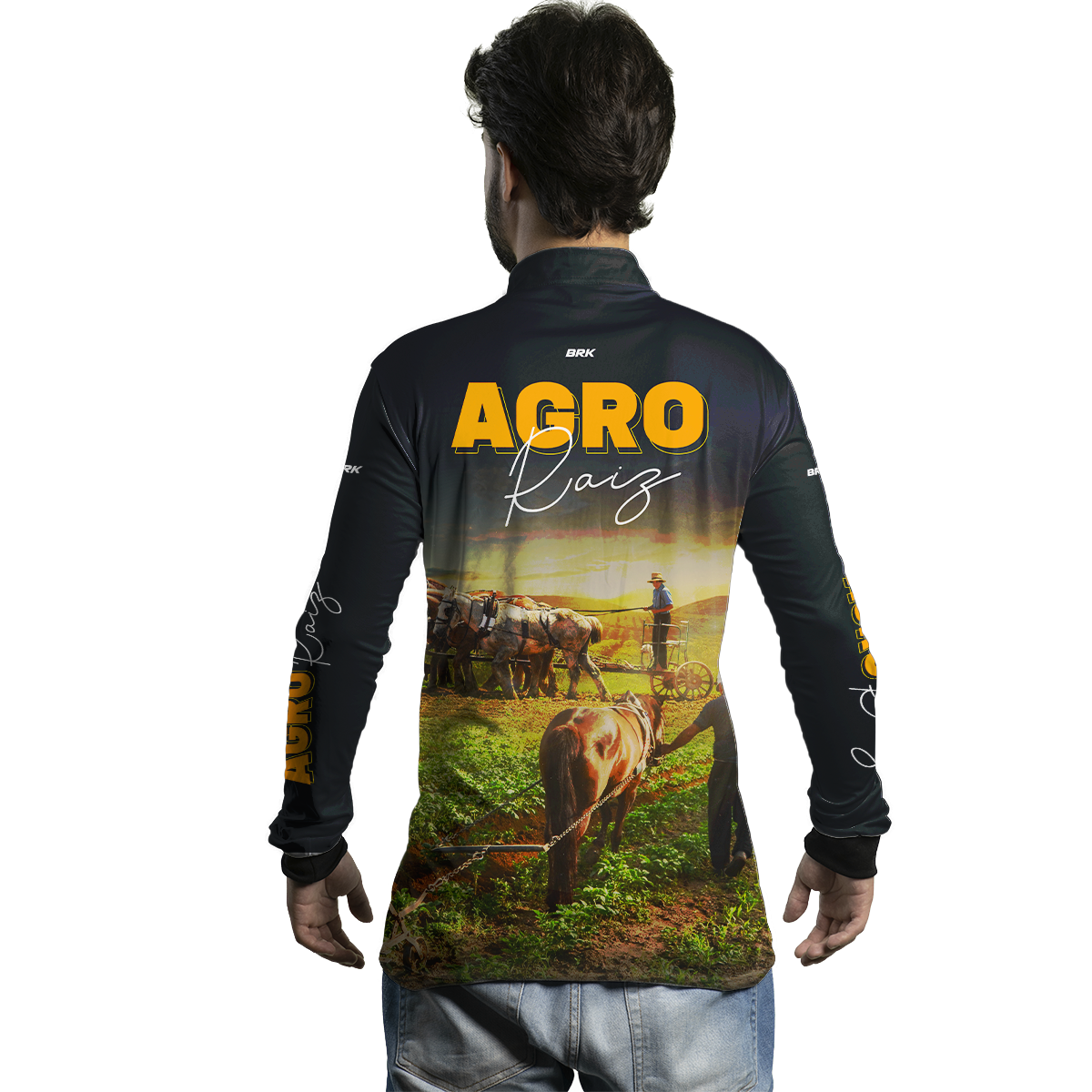Camisa Agro Brk Agro Raíz com Proteção Solar UV50+