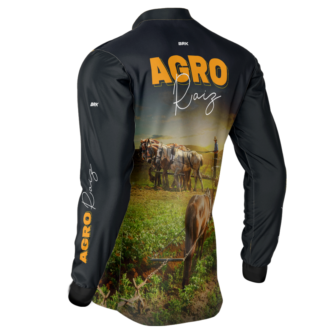 Camisa Agro Brk Agro Raíz com Proteção Solar UV50+