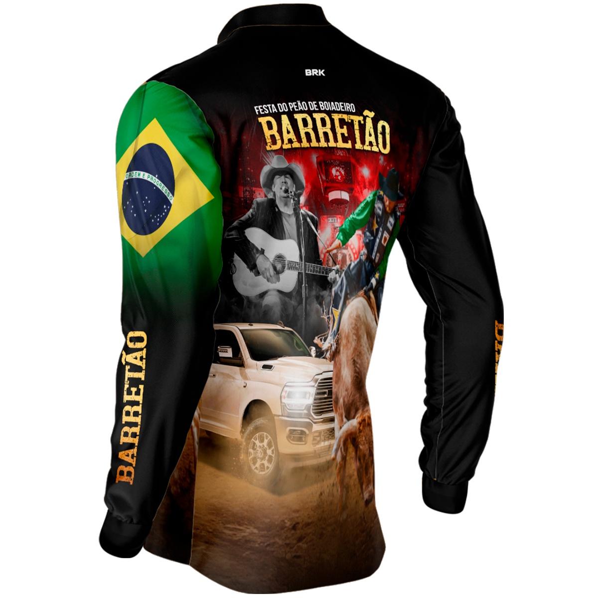 Camisa Agro Brk Barretos Com Proteção Solar UV50+
