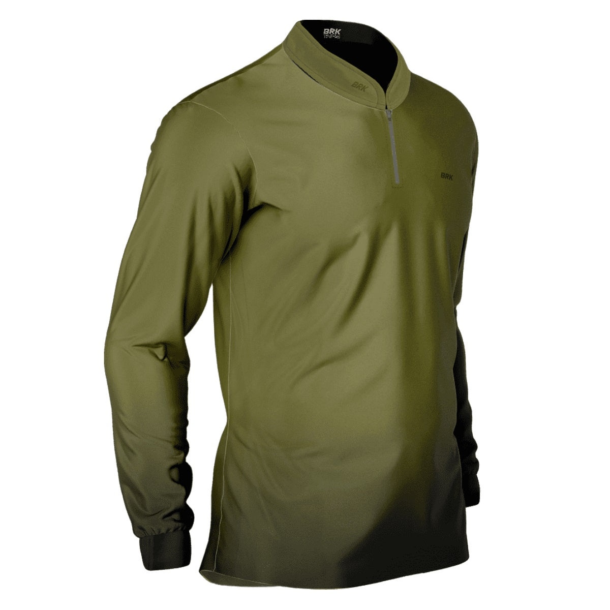 Camisa Térmica Brk Basic Verde Musgo com Proteção Solar UV50+