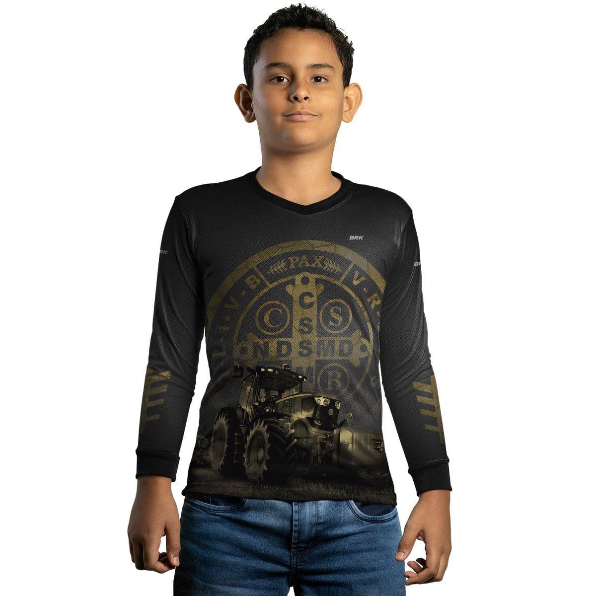 Camisa Agro Brk Medalhão São Bento com UV50+