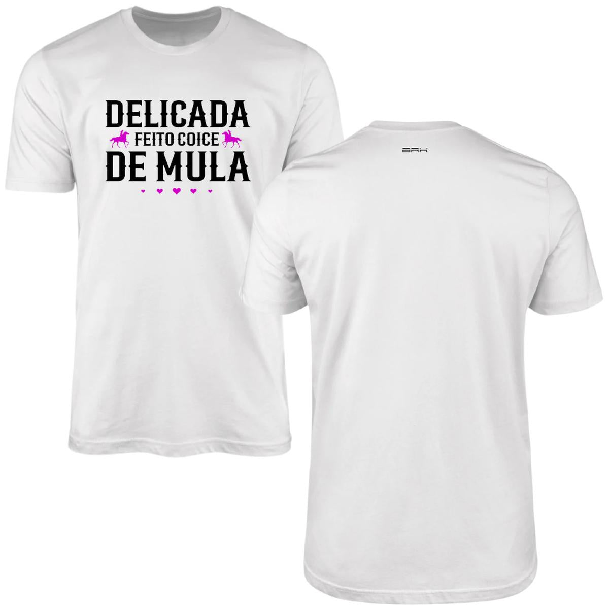 Camiseta Agro Brk Delicada Feito Coice de Mula com Algodão Premium