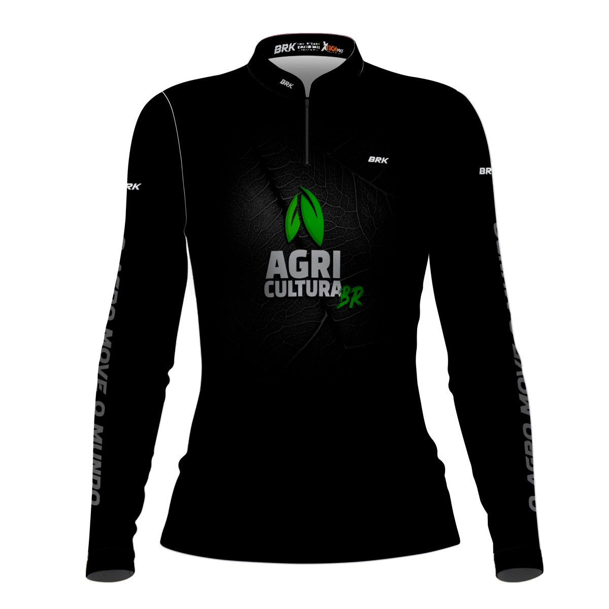 Camisa Agro Feminina Brk Brasil Agricultura com UV50+