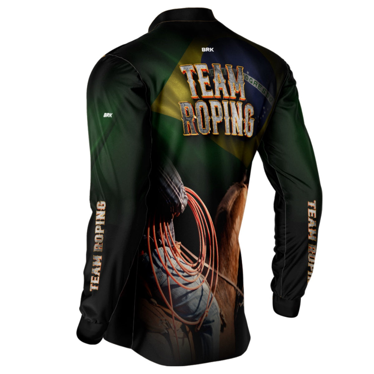 Camisa Agro Brk Team Roping Brasil 2 com Proteção Solar UV50+