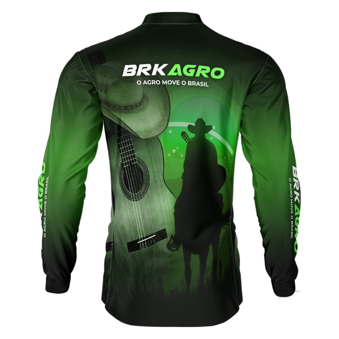 Camisa Agro Brk Country Violeiro com Proteção Solar UV50+