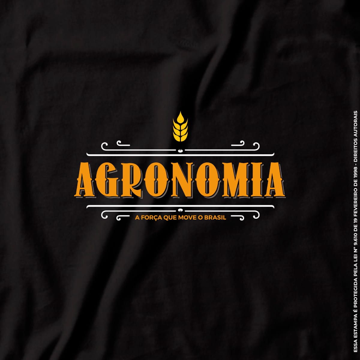 Camiseta Agro Brk Agronomia Algodão Premium