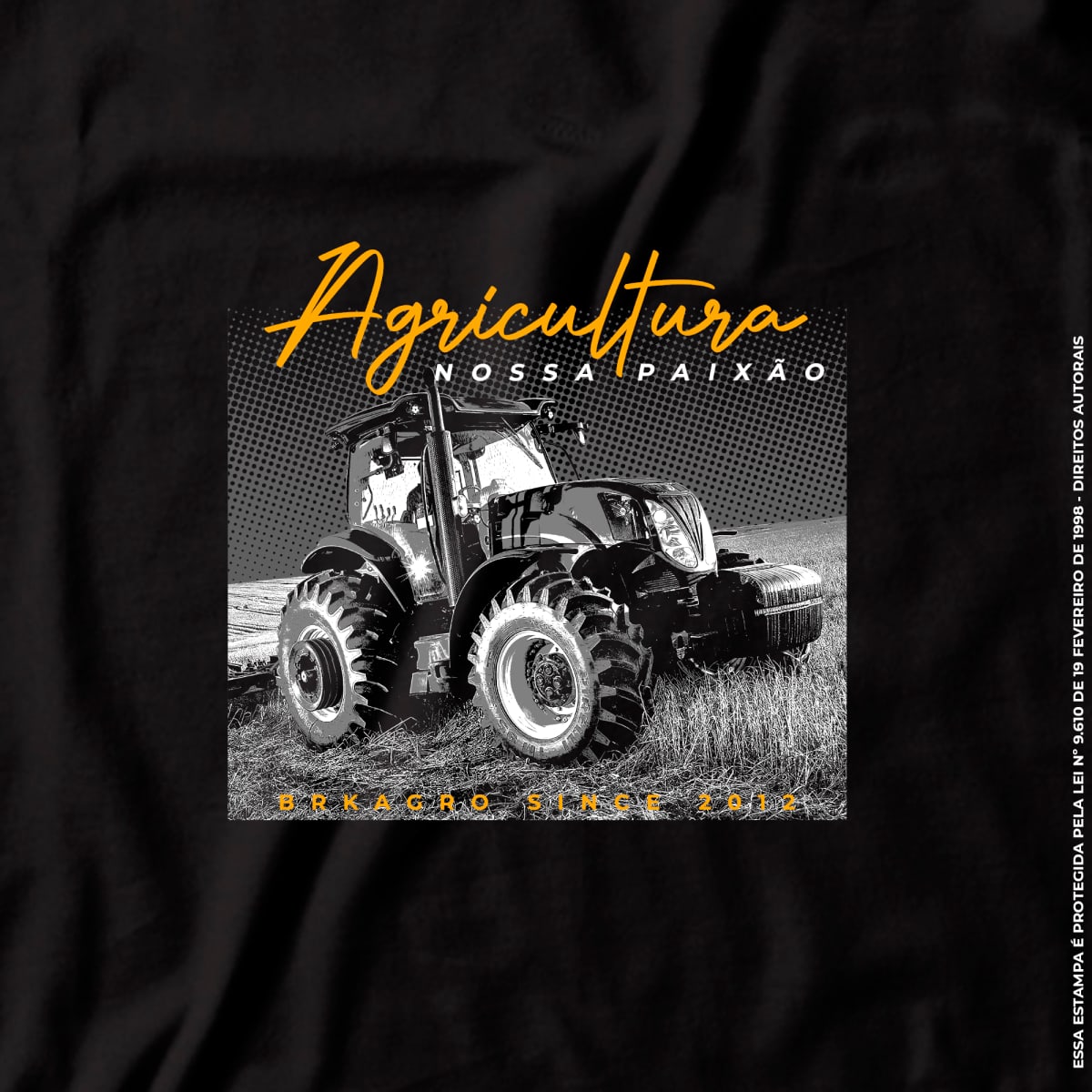 Camiseta Agro Brk Agricultura Algodão Premium