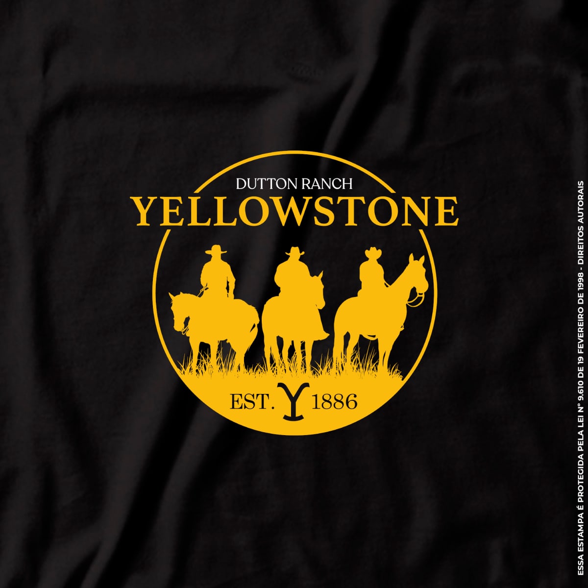Camiseta Agro Brk Cavaleiros Yellowstone com Algodão Premium