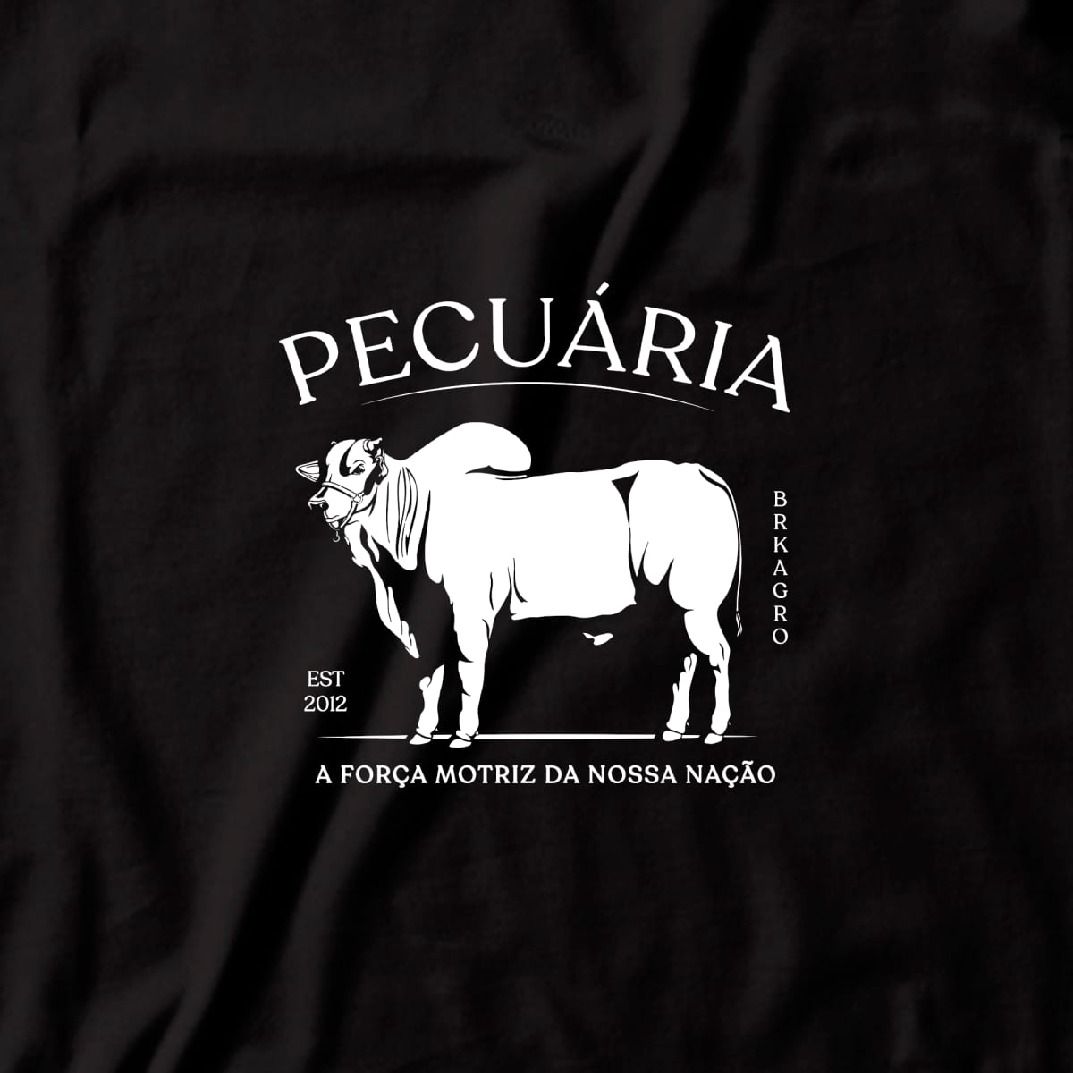 Camiseta Agro Brk Nelore Pecuária com Algodão Premium