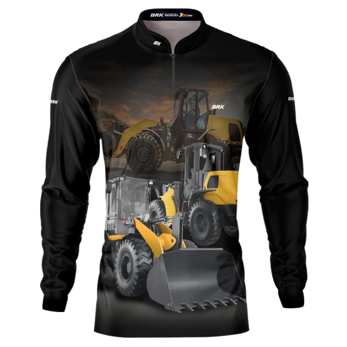 Camisa Agro Brk Pá Carregadeira NH com Proteção Solar UV50+