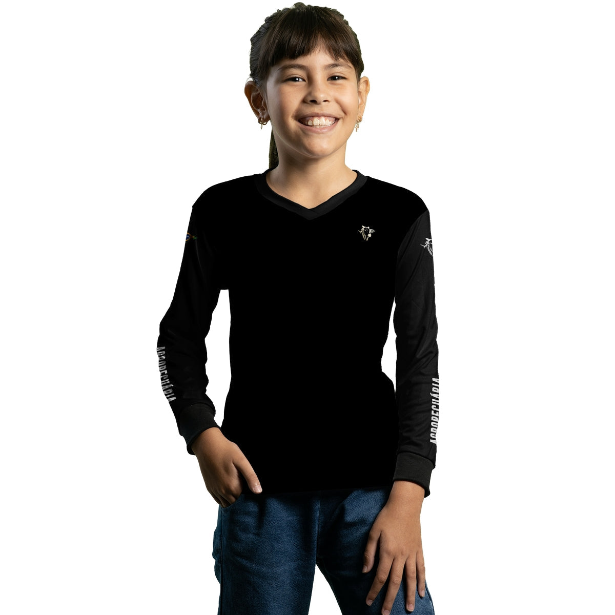 Camisa Agro Infantil Brk Agropecuária V2 com Proteção Solar UV50+