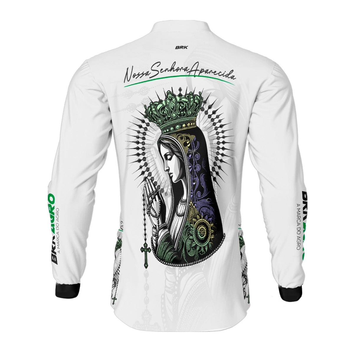 Camisa Agro Brk Branca Padroeira com Proteção Solar UV50+