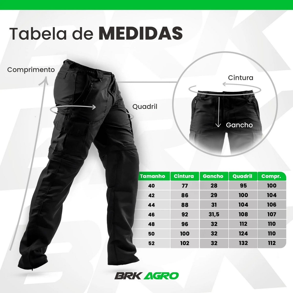 Calça Explorer Brk Camuflado Preto e Branco Vira Bermuda