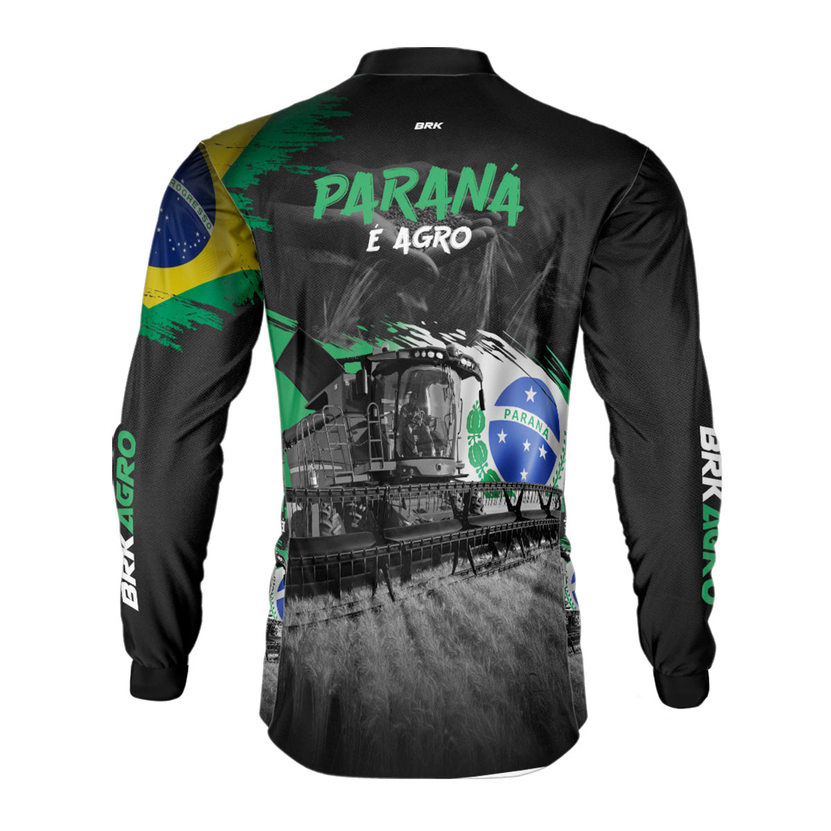 Camisa Agro Brk Agro é Paraná com Proteção Solar UV50+