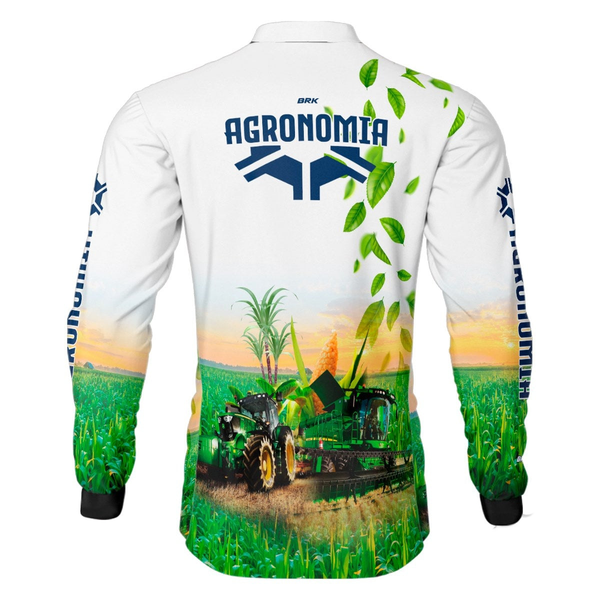 Camisa Agro Brk Agronomia Branca com Proteção Solar UV50+