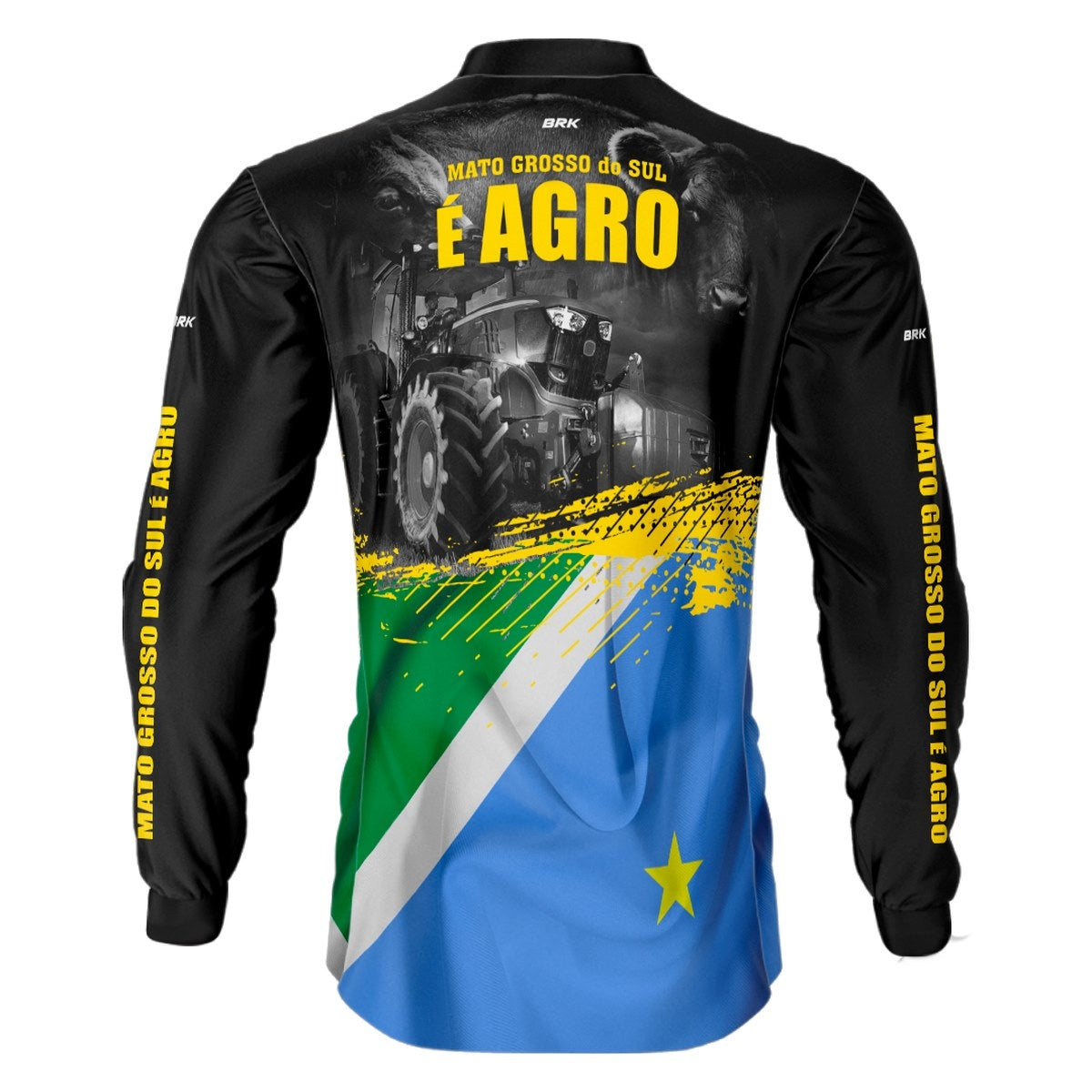 Camisa Agro Brk Mato Grosso do Sul é Agro com UV50+ Envio Imediato
