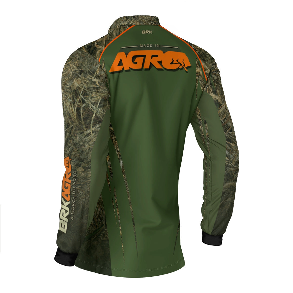 Camisa Agro Brk Camuflado Real Tree Agronomia com Proteção Solar UV50+