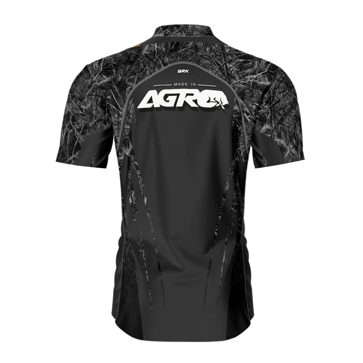 Camisa Manga Curta Agro Brk Camuflado Real Tree Made In Agro com Proteção Solar UV50+