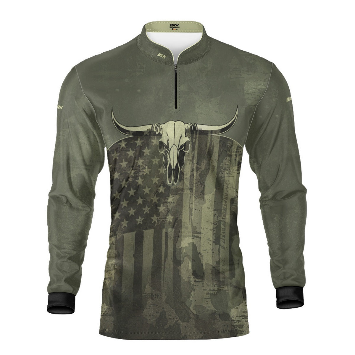 Camisa Agro Brk Skull Long Horn com Proteção UV50+