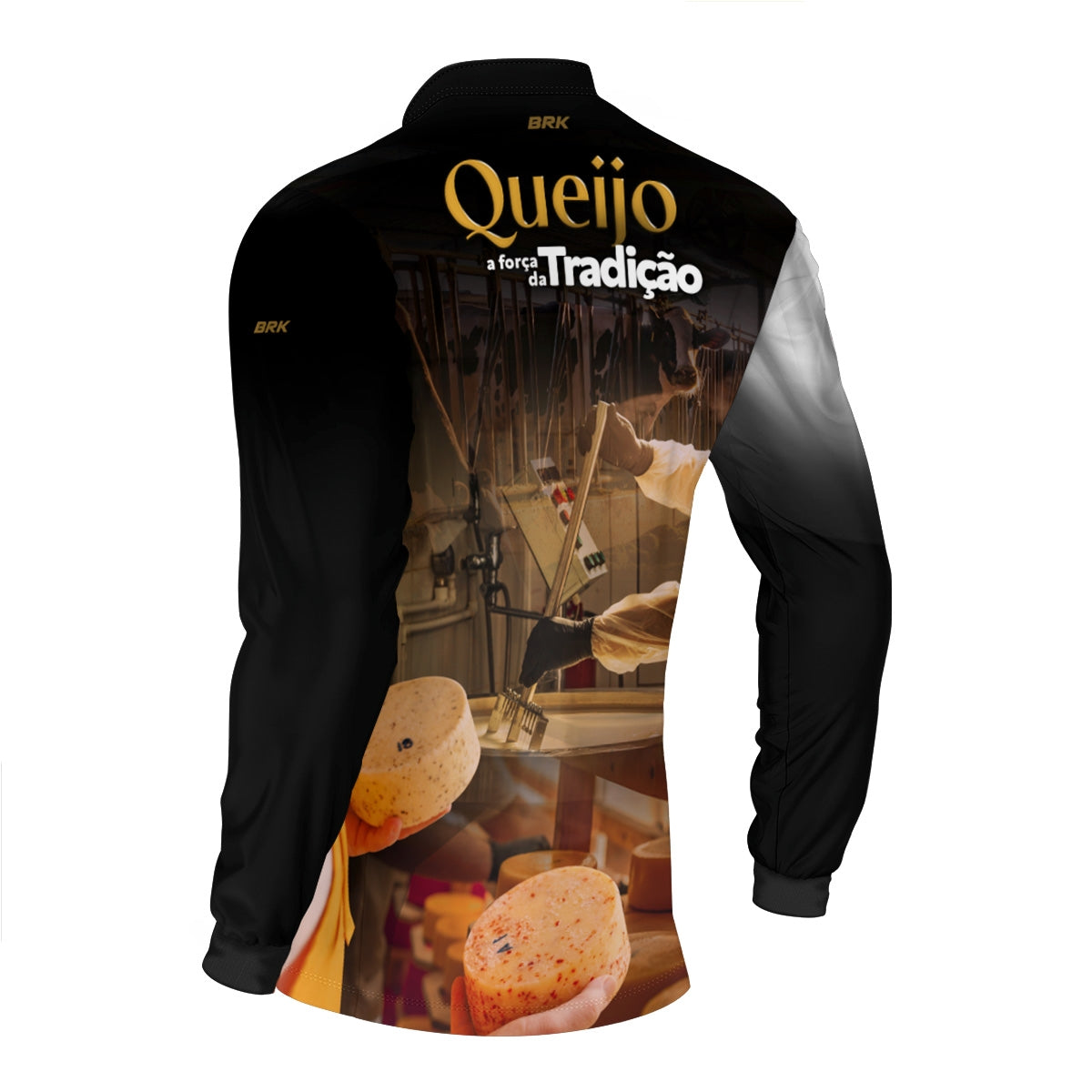 Camisa Agro Brk A Força da Tradição Produção de Queijo MG com Proteção UV50+