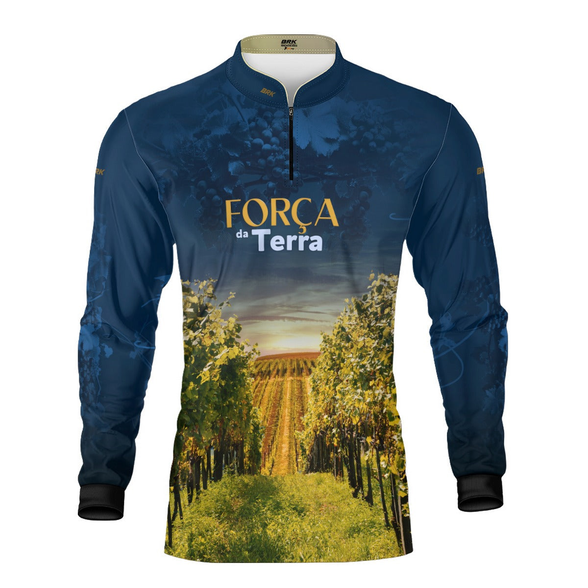 Camisa Agro Brk A Força da Terra Produção de Uva com Proteção UV50+