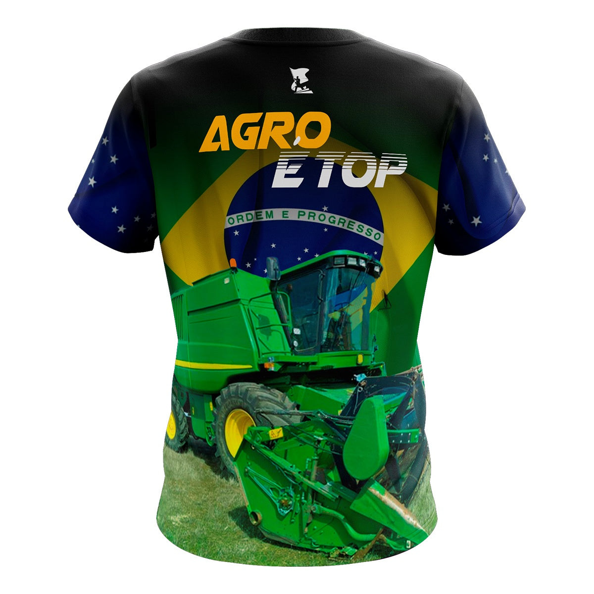 Camiseta Brasil Patriota Agro é Top com Proteção UV 50+ Envio Imediato