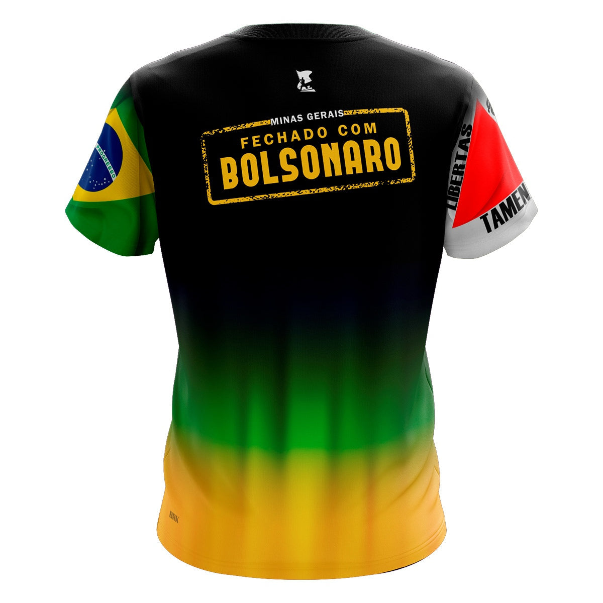 Camiseta Brasil Patriota MG Fechado com Proteção UV 50+ Envio Imediato