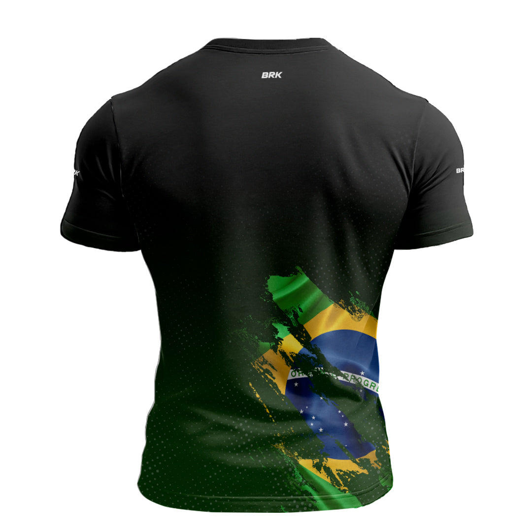 Camiseta Agro Brk Brasil Lateral com Proteção Solar UV50+