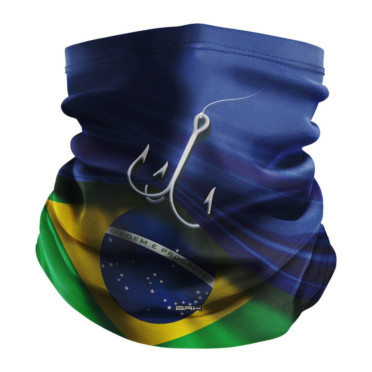Bandana Tubeneck Brk Azul Garateia Bandeira do Brasil com Proteção UV50