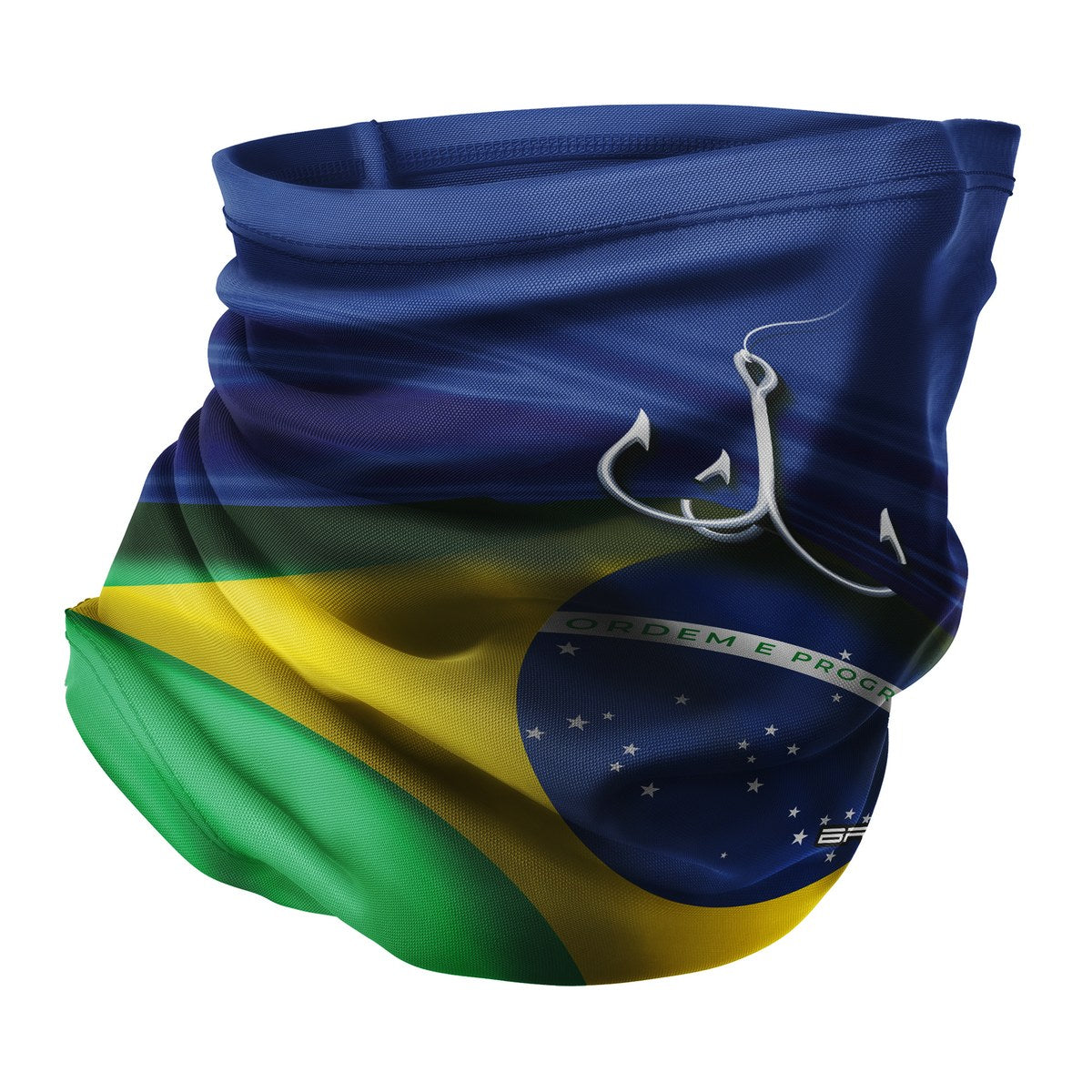 Bandana Tubeneck Brk Azul Garateia Bandeira do Brasil com Proteção UV50