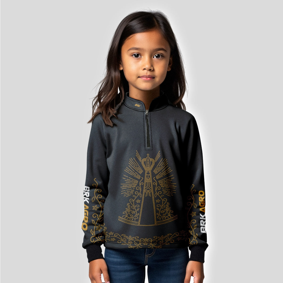 Camisa Agro Brk Feminina Nossa Senhora com Proteção Solar UV50+