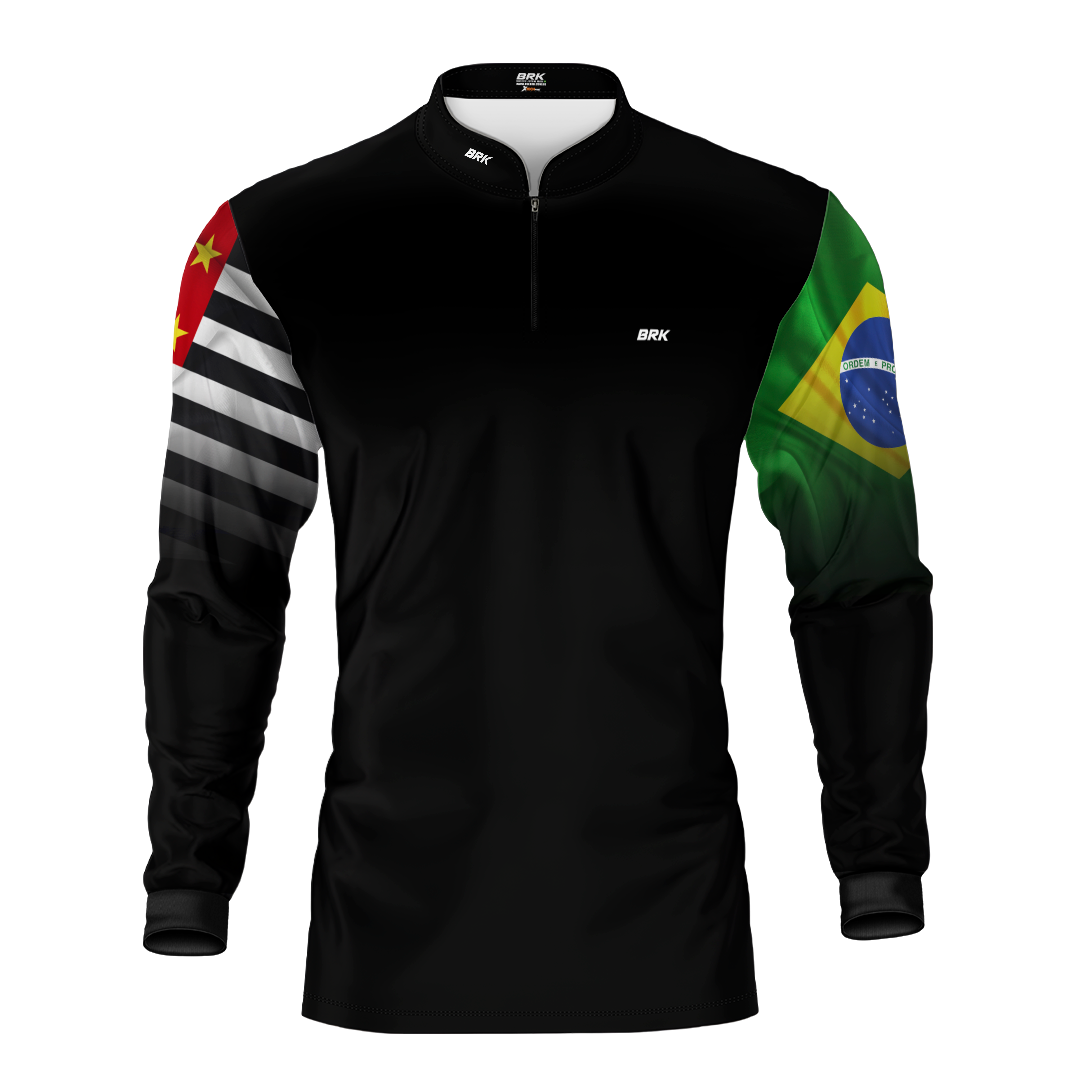 Camisa Agro Brk São Paulo Brasil com Proteção Solar UV50+