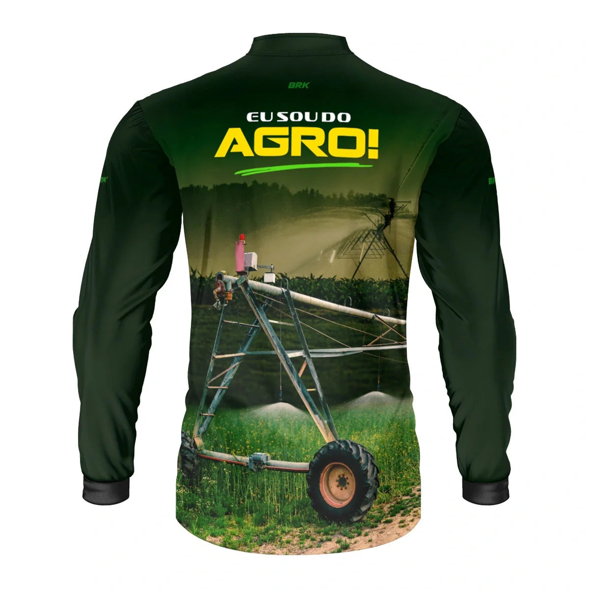 Camisa UV50 Agro Brk Eu Sou do Agro Irrigação no Campo