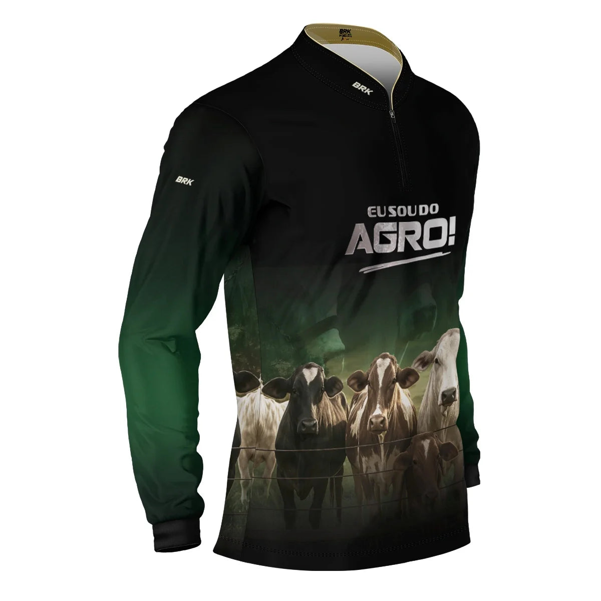Camisa UV50 Agro Brk Eu Sou do Agro Gado Cruzado