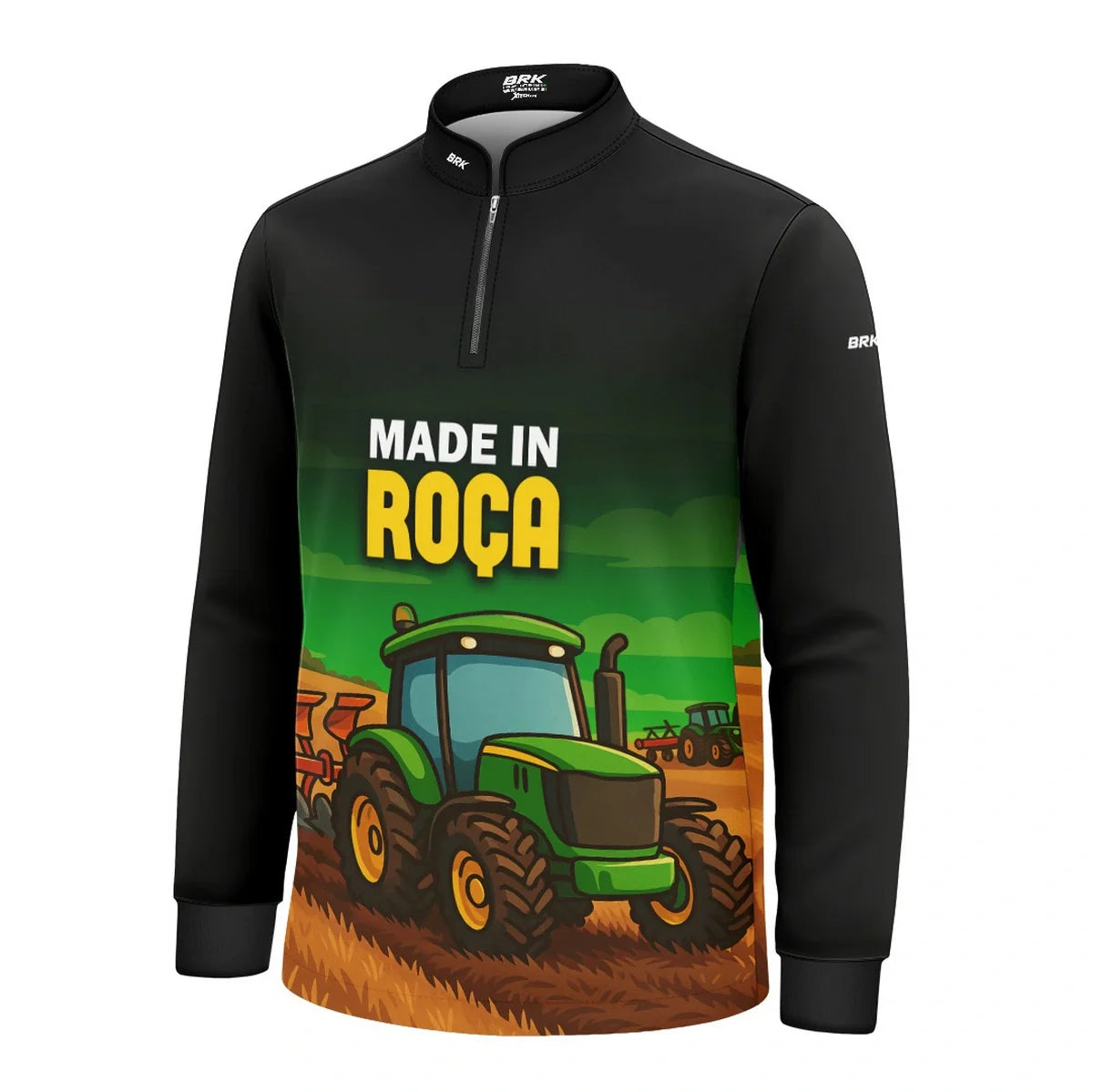 Camisa UV50 Agro Infantil Brk Made in Roça Trator