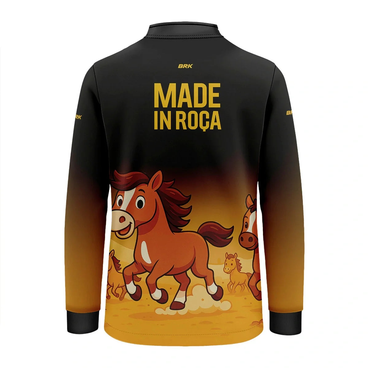 Camisa UV50 Agro Infantil Brk Made in Roça Cavalos
