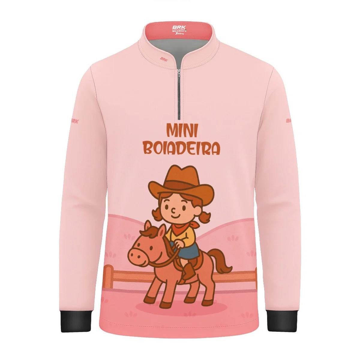 Camisa UV50 Agro Infantil Brk Mini Boiadeira