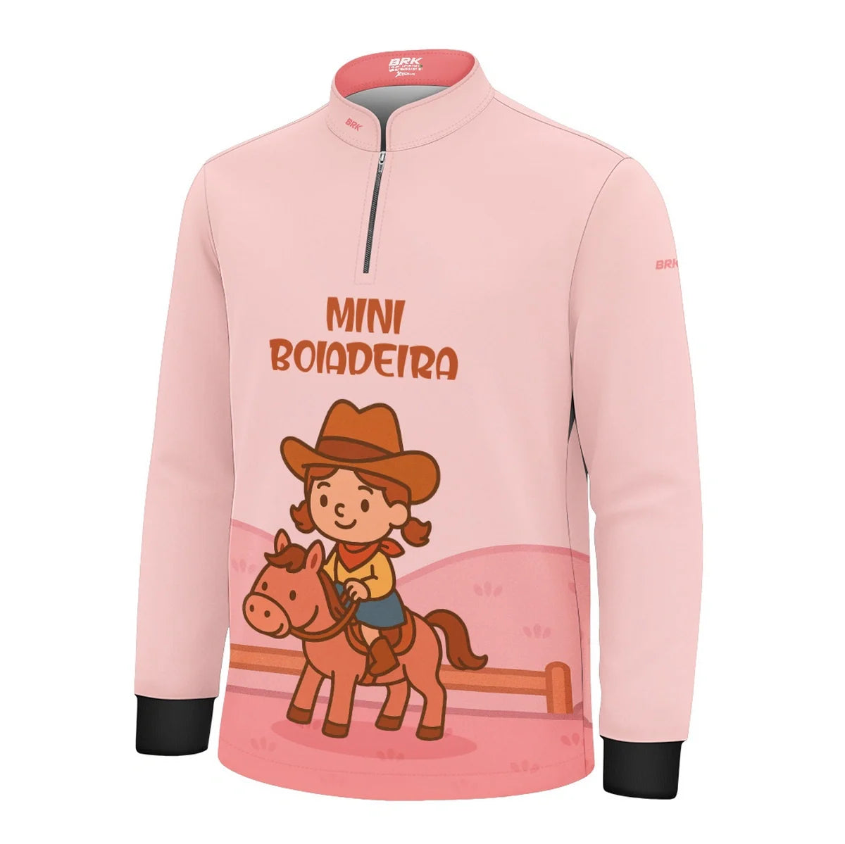 Camisa UV50 Agro Infantil Brk Mini Boiadeira